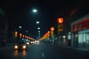 人文纪录片《老街理发店》老式转椅与镜台的横版剧照