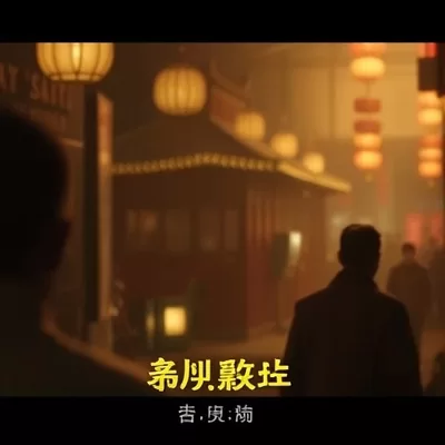 剧情电影《春汛》涨水河堤与旧渡船的方形剧照